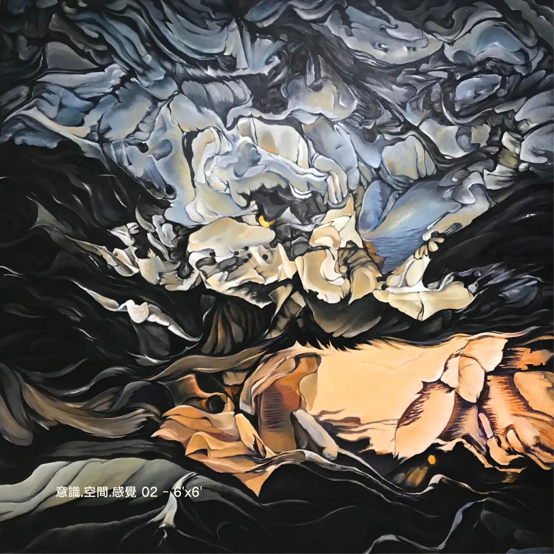 [OIL00006] 意識·空間·感覺 02 - 6x6'